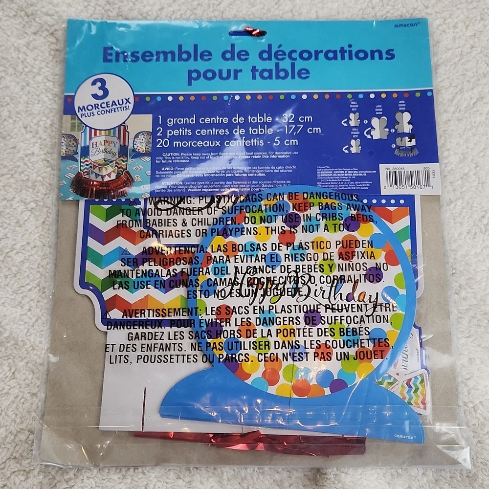 Birthday Table Decorations Kit